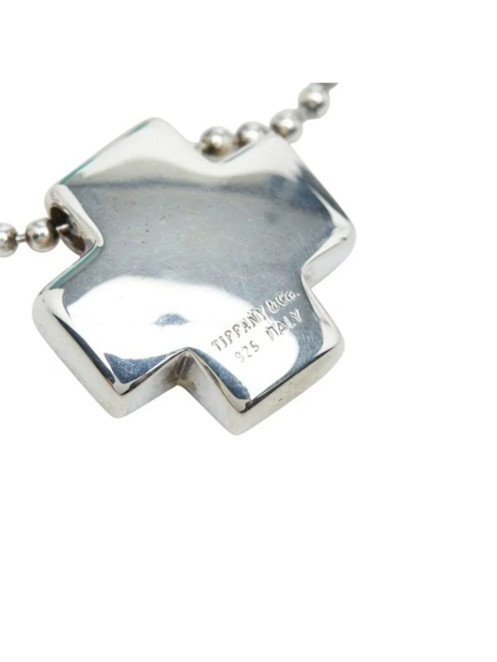 Tiffany & Co Roman Cross Necklace Silver